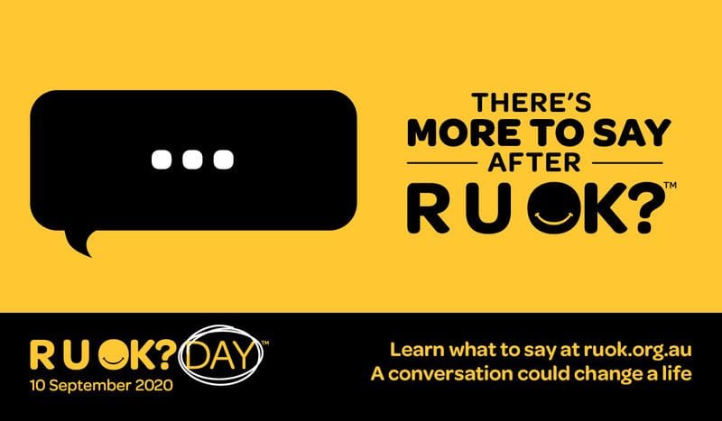 RU OK? A conversation could change a life RU OK? A conversation could change a life